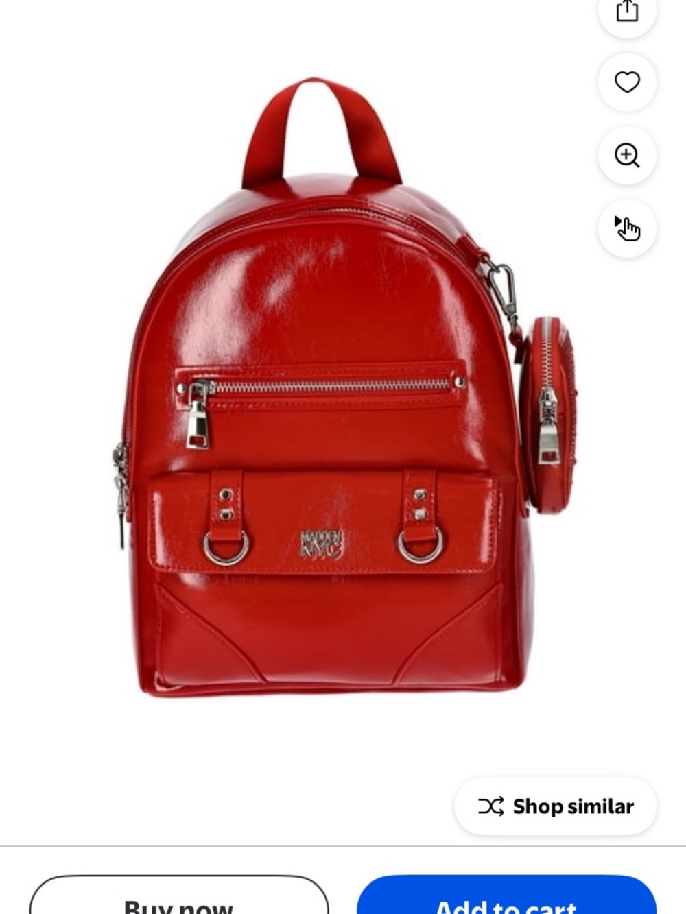 Madden NYC Dome Ring Backpack - Red
